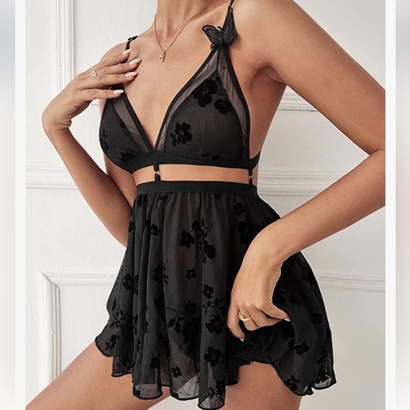 Women’s Sleepwear Sheer Mesh Size S - Picture 2 of 8